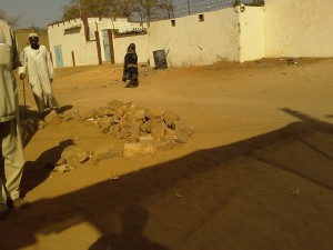 Street in El Geneina, West Darfur
