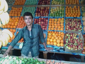 Citrus and Apples in Aden,Yemen
