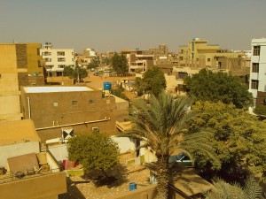 View of Khartoum, south of city center