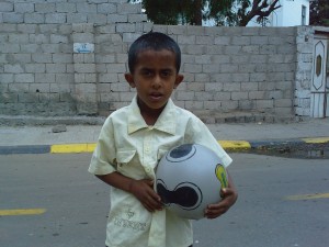 One of the Younger Soccer Players in Aden, Yemen